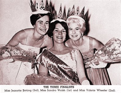 finalist.jpg Miss Jeanette Botting (3rd), Miss Sandra Welsh (1st), and Miss Valerie Wheeler (2nd)