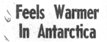 Feels Warmer a Sep 1961 article